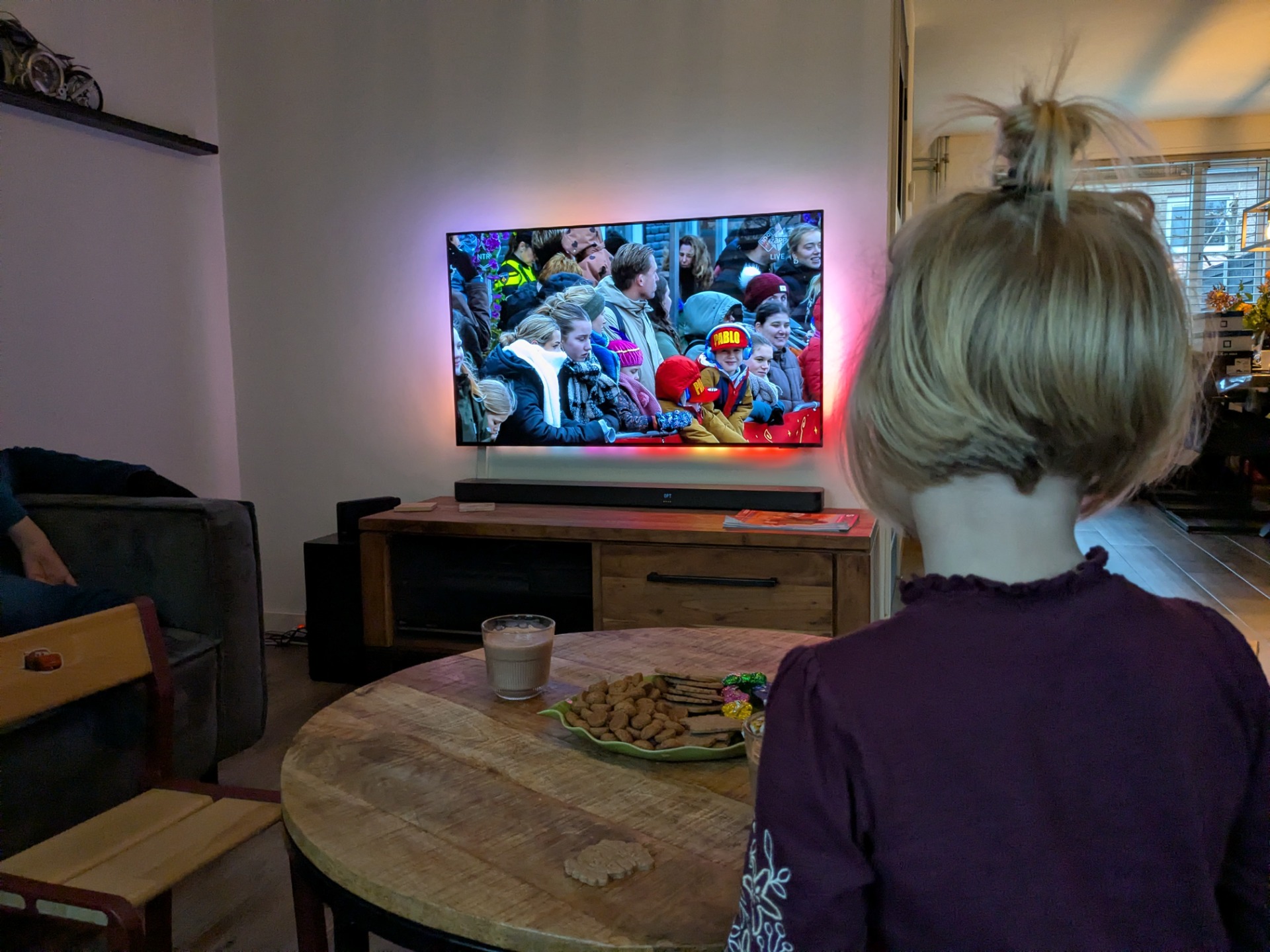 De intocht van Sinterklaas