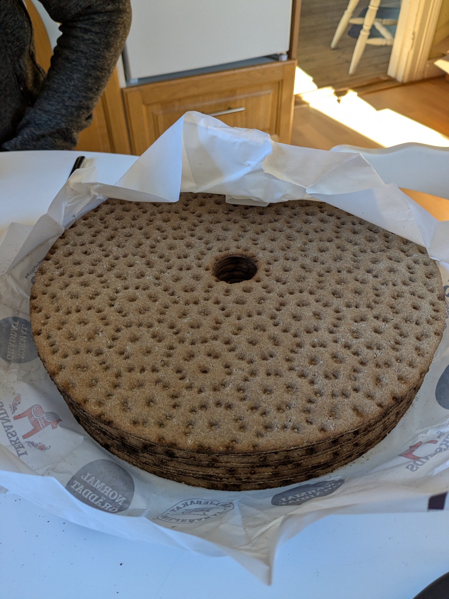 De crackers bleken complete pizzaschijven!