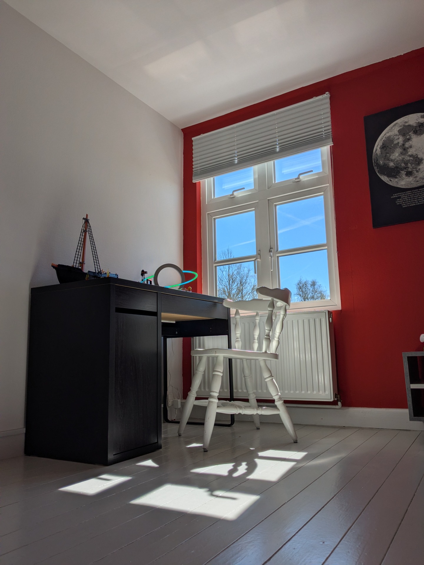 Zweeds rood kan ook heel goed binnen in huis.